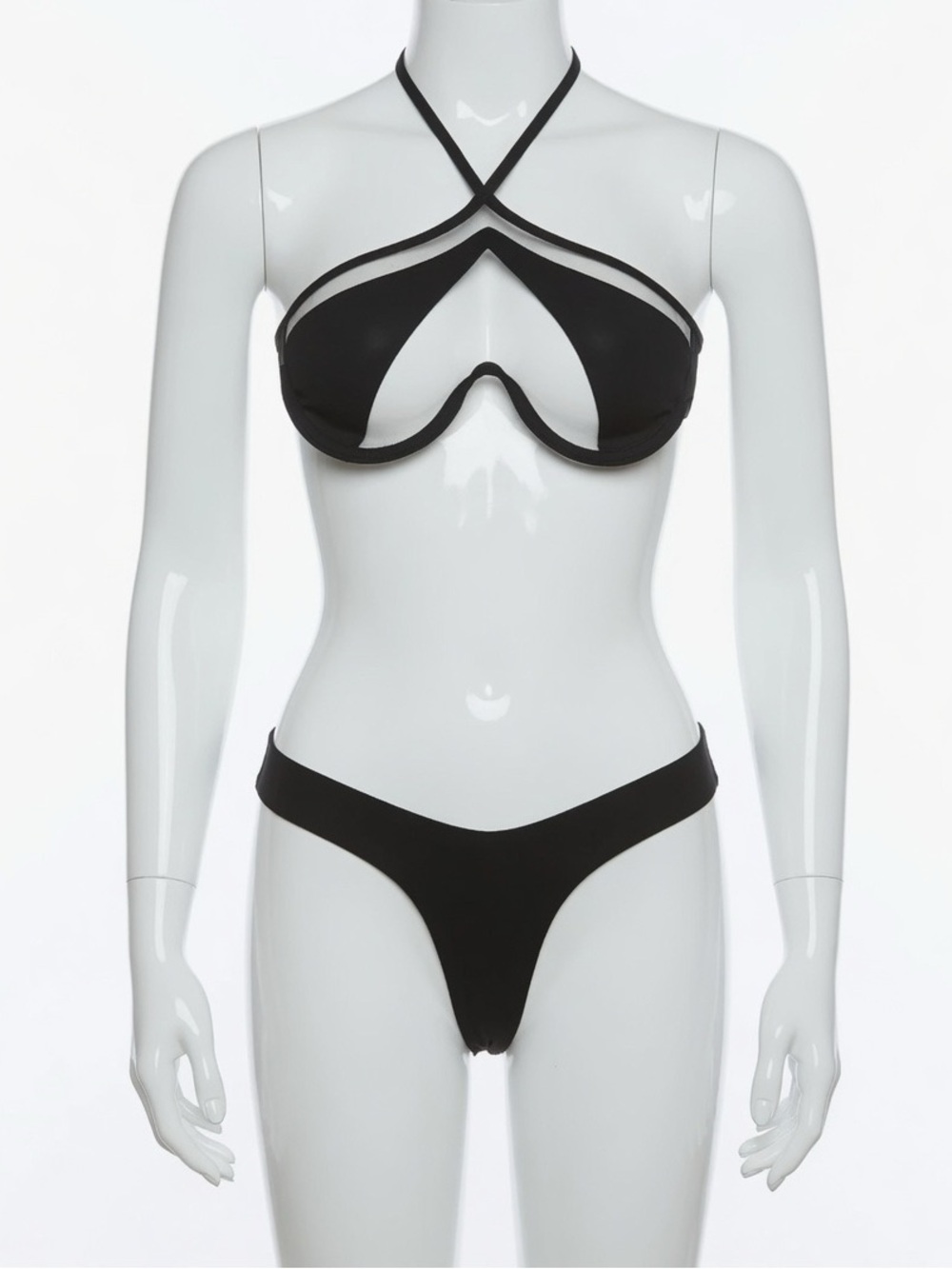 Mesh Cutout Swimsuit